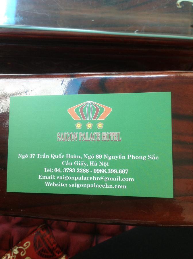 Saigon Palace Tran Quoc Hoan Hotel Hanói Exterior foto